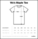Womens Maple Tee